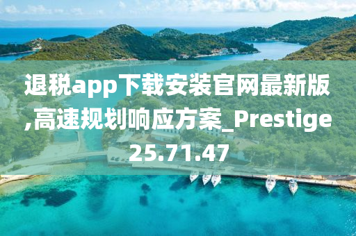 退税app下载安装官网最新版,高速规划响应方案_Prestige25.71.47