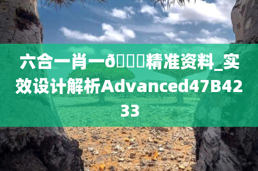 六合一肖一🐎精准资料_实效设计解析Advanced47B4233