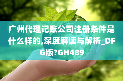 广州代理记账公司注册条件是什么样的,深度解读与解析_DFG版?GH489