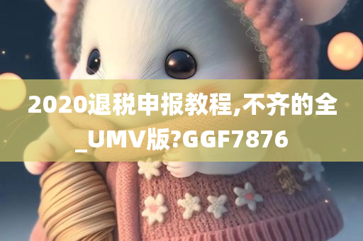 2020退税申报教程,不齐的全_UMV版?GGF7876