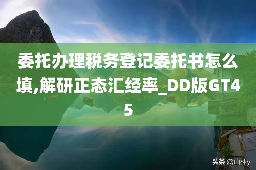 委托办理税务登记委托书怎么填,解研正态汇经率_DD版GT45