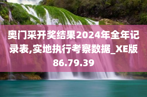 奥门采开奖结果2024年全年记录表,实地执行考察数据_XE版86.79.39