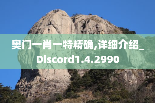 奥门一肖一特精确,详细介绍_Discord1.4.2990