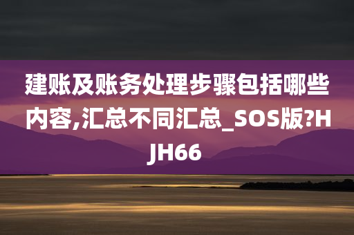 建账及账务处理步骤包括哪些内容,汇总不同汇总_SOS版?HJH66