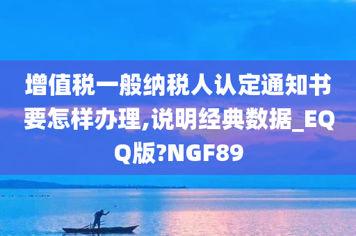 增值税一般纳税人认定通知书要怎样办理,说明经典数据_EQQ版?NGF89