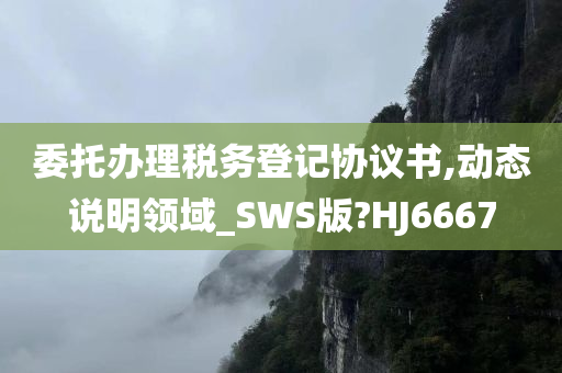 委托办理税务登记协议书,动态说明领域_SWS版?HJ6667