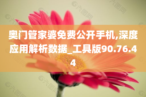 奥门管家婆免费公开手机,深度应用解析数据_工具版90.76.44