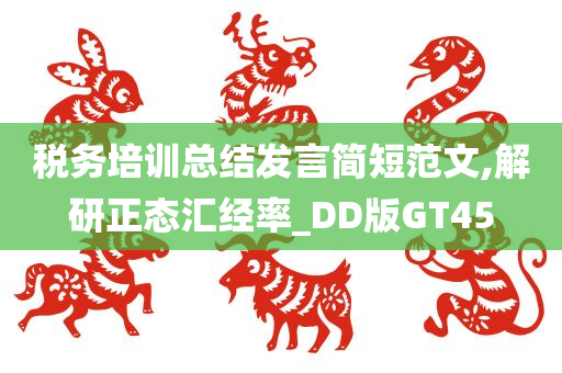 税务培训总结发言简短范文,解研正态汇经率_DD版GT45