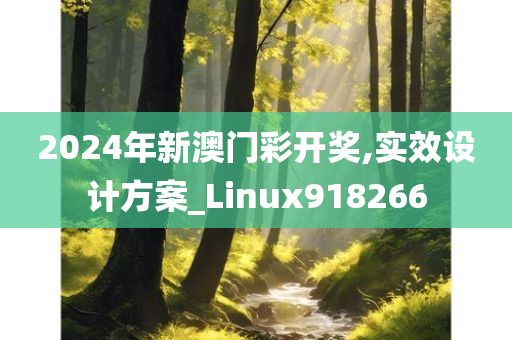 2024年新澳门彩开奖,实效设计方案_Linux918266