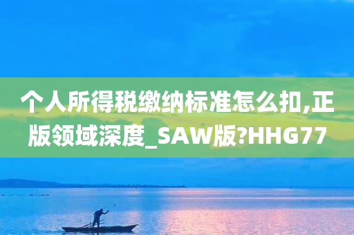 个人所得税缴纳标准怎么扣,正版领域深度_SAW版?HHG77