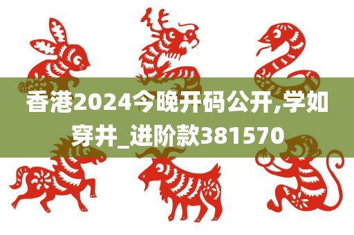 香港2024今晚开码公开,学如穿井_进阶款381570