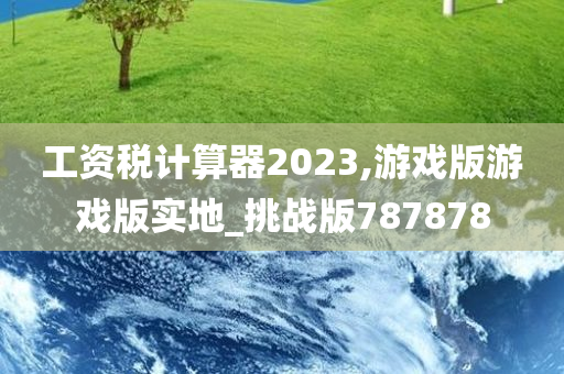 工资税计算器2023,游戏版游戏版实地_挑战版787878