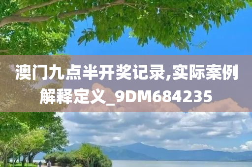 澳门九点半开奖记录,实际案例解释定义_9DM684235