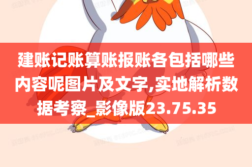 建账记账算账报账各包括哪些内容呢图片及文字,实地解析数据考察_影像版23.75.35