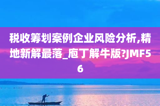 税收筹划案例企业风险分析,精地新解最落_庖丁解牛版?JMF56