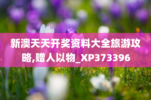 新澳天天开奖资料大全旅游攻略,赠人以物_XP373396