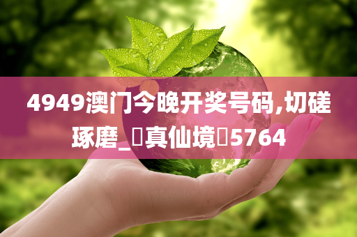 4949澳门今晚开奖号码,切磋琢磨_‌真仙境‌5764