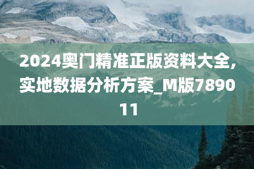 2024奥门精准正版资料大全,实地数据分析方案_M版789011