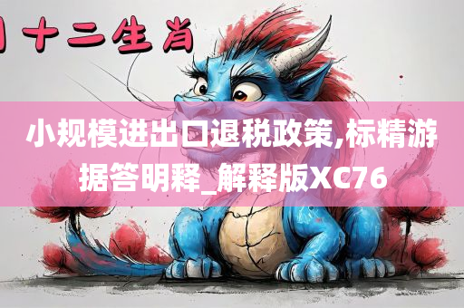 小规模进出口退税政策,标精游据答明释_解释版XC76