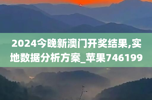 2024今晚新澳门开奖结果,实地数据分析方案_苹果746199