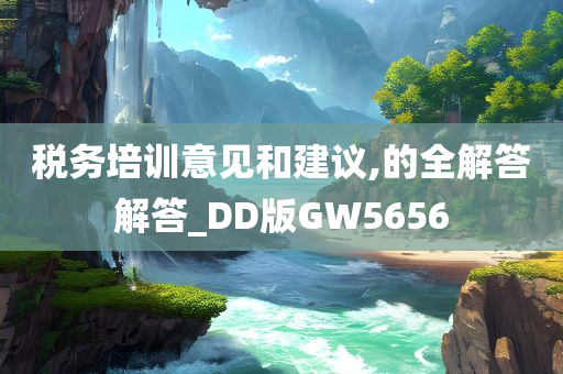 税务培训意见和建议,的全解答解答_DD版GW5656