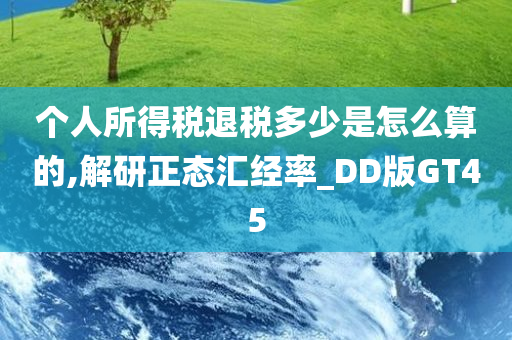 个人所得税退税多少是怎么算的,解研正态汇经率_DD版GT45