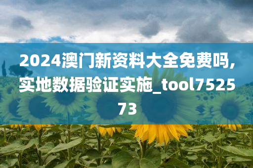 2024澳门新资料大全免费吗,实地数据验证实施_tool752573