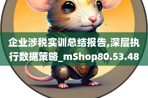 企业涉税实训总结报告,深层执行数据策略_mShop80.53.48