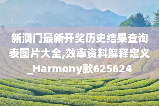 新澳门最新开奖历史结果查询表图片大全,效率资料解释定义_Harmony款625624