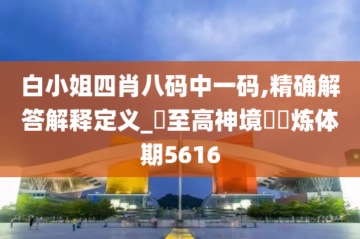 白小姐四肖八码中一码,精确解答解释定义_‌至高神境‌‌炼体期5616