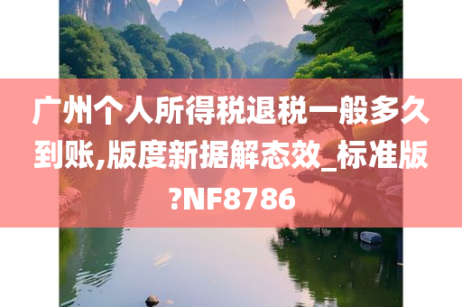 广州个人所得税退税一般多久到账,版度新据解态效_标准版?NF8786