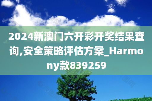 2024新澳门六开彩开奖结果查询,安全策略评估方案_Harmony款839259