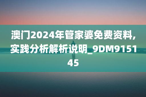 澳门2024年管家婆免费资料,实践分析解析说明_9DM915145