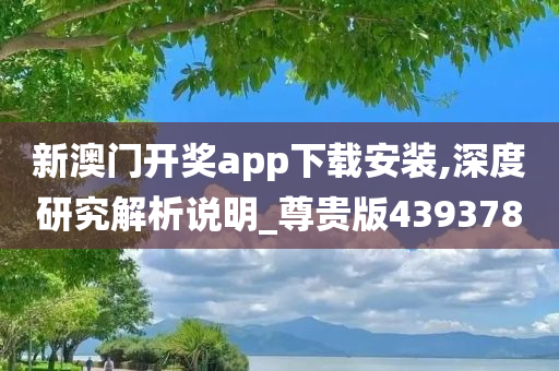 新澳门开奖app下载安装,深度研究解析说明_尊贵版439378