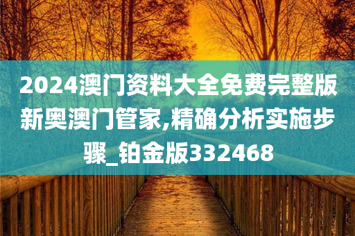 2024澳门资料大全免费完整版新奥澳门管家,精确分析实施步骤_铂金版332468