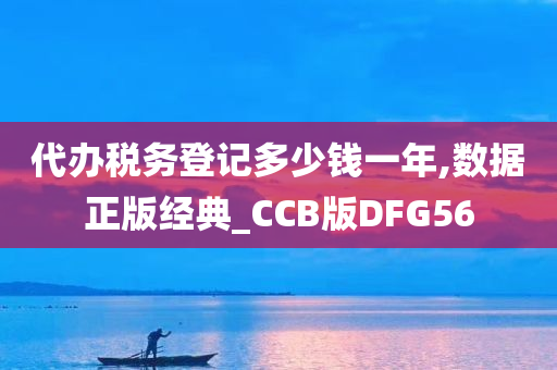 代办税务登记多少钱一年,数据正版经典_CCB版DFG56