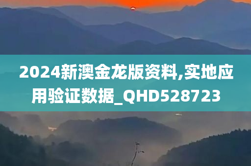 2024新澳金龙版资料,实地应用验证数据_QHD528723