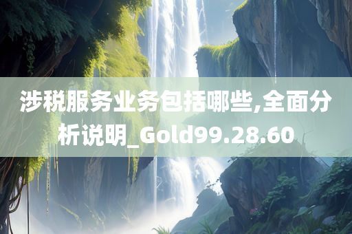 涉税服务业务包括哪些,全面分析说明_Gold99.28.60