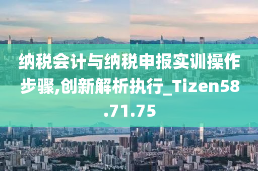 纳税会计与纳税申报实训操作步骤,创新解析执行_Tizen58.71.75