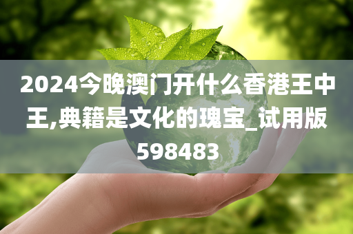 2024今晚澳门开什么香港王中王,典籍是文化的瑰宝_试用版598483