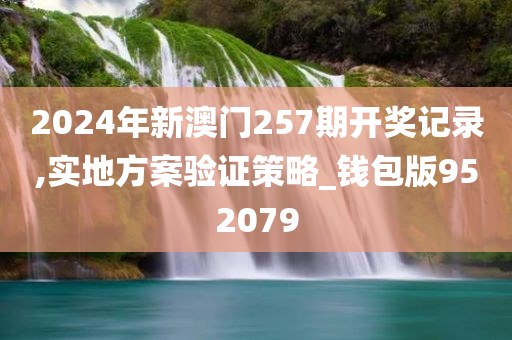 2024年新澳门257期开奖记录,实地方案验证策略_钱包版952079