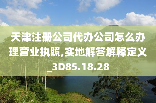 天津注册公司代办公司怎么办理营业执照,实地解答解释定义_3D85.18.28