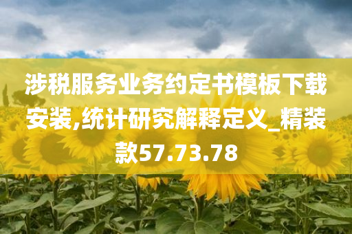 涉税服务业务约定书模板下载安装,统计研究解释定义_精装款57.73.78