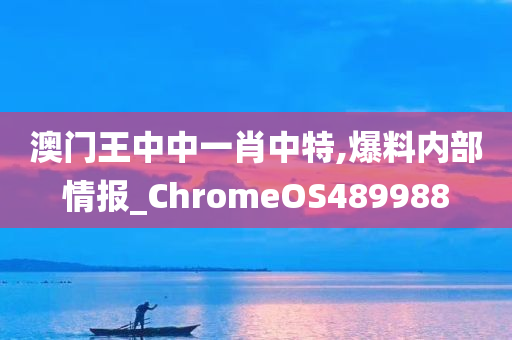 澳门王中中一肖中特,爆料内部情报_ChromeOS489988