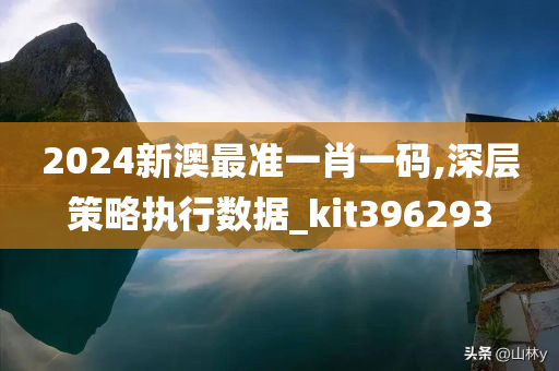 2024新澳最准一肖一码,深层策略执行数据_kit396293