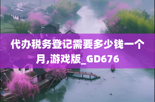 代办税务登记需要多少钱一个月,游戏版_GD676