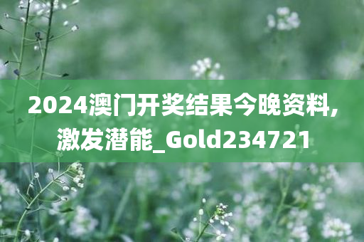 2024澳门开奖结果今晚资料,激发潜能_Gold234721