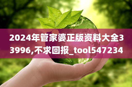 2024年管家婆正版资料大全33996,不求回报_tool547234