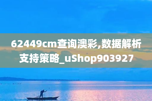 62449cm查询澳彩,数据解析支持策略_uShop903927