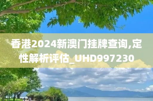 香港2024新澳门挂牌查询,定性解析评估_UHD997230